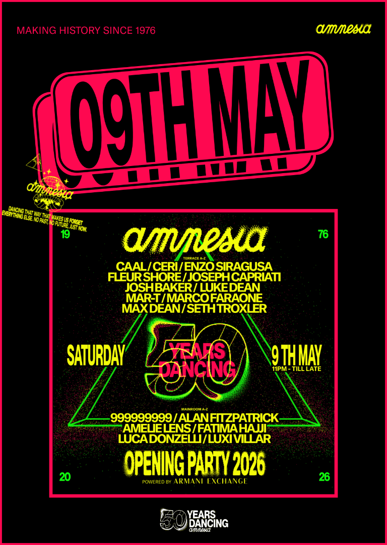Amnesia Opening Party 2026
