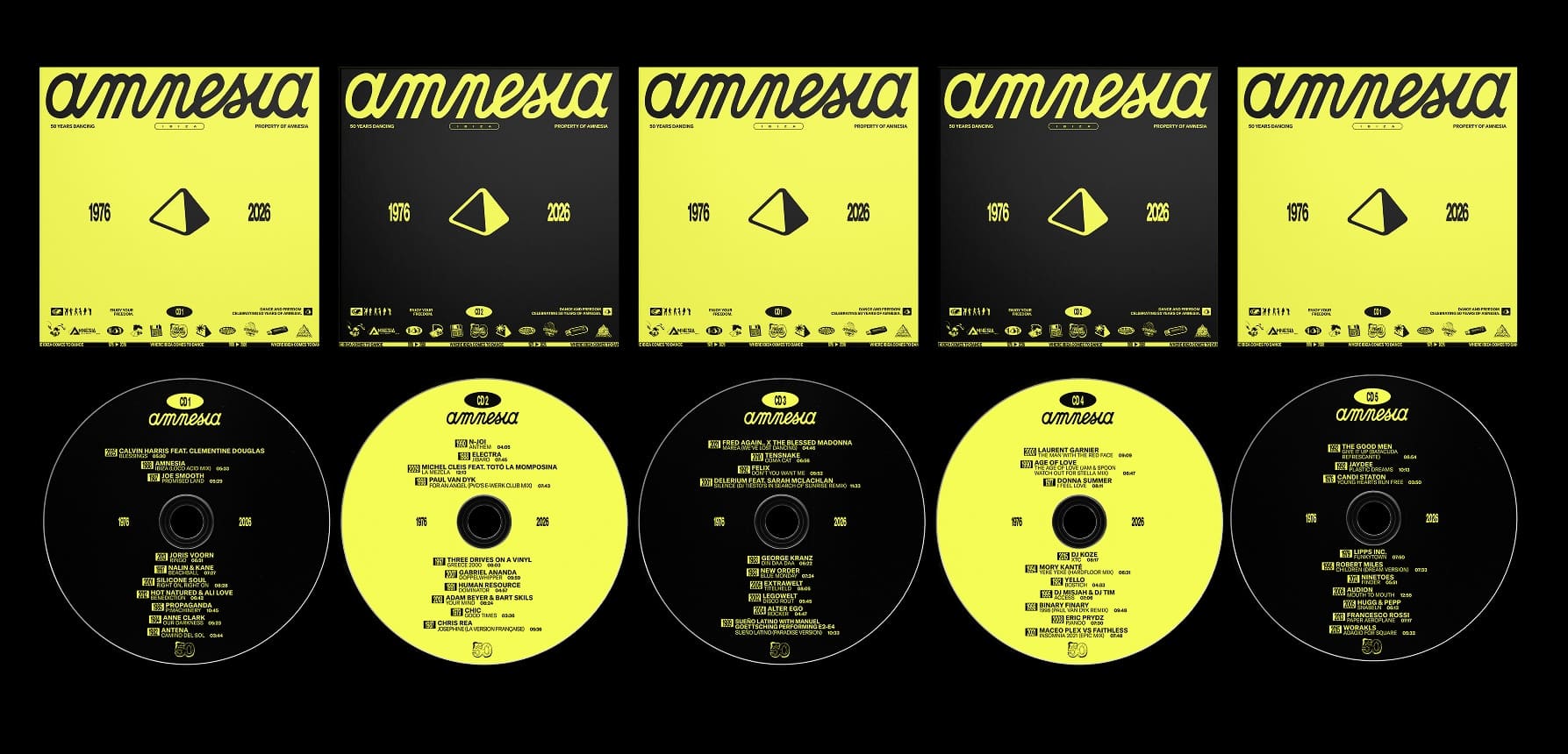 Fifty Years of Dance Music in an Exclusive Vinyl & CD Collection