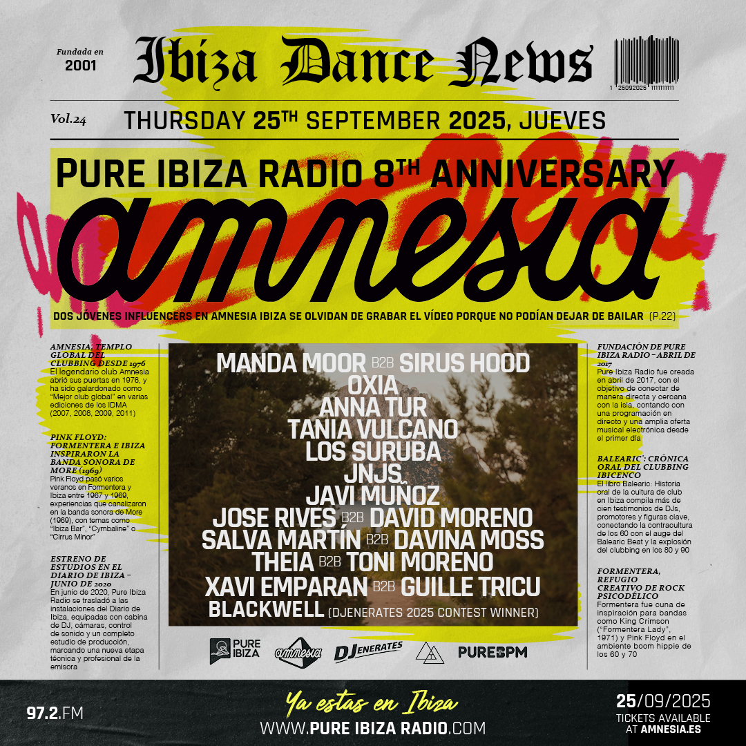 Pure Ibiza Radio 8th year anniversary