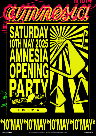 Amnesia Opening Party 2025