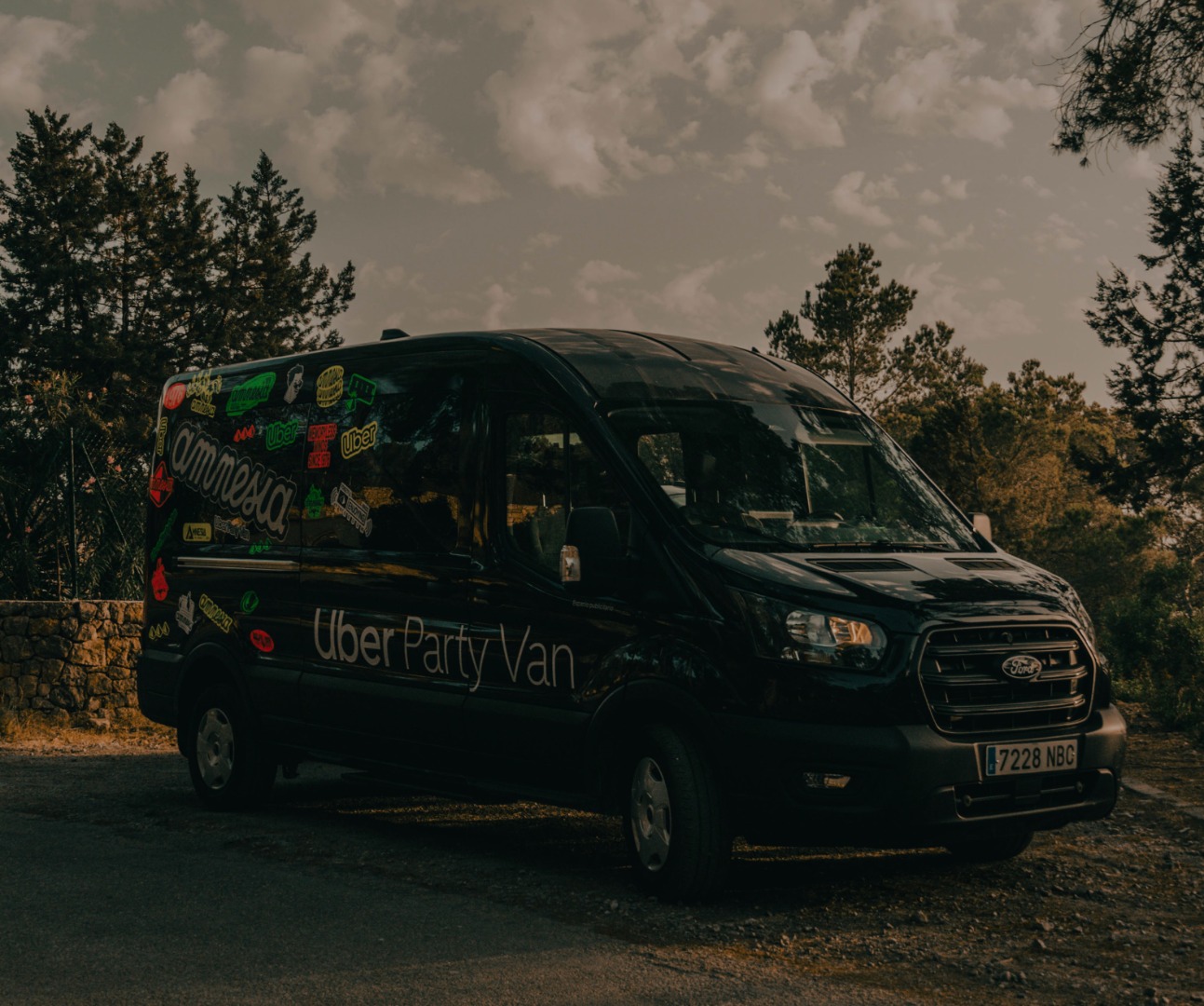 The experience starts before you arrive: this is Uber and Amnesia’s Party Van