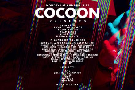 Cocoon announces the full line up of its 18th season!