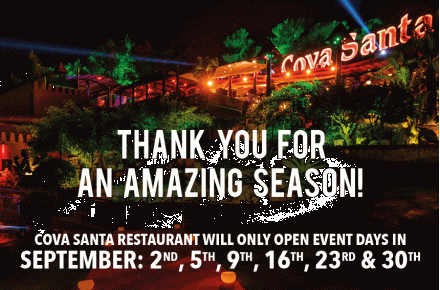 Thank you for a great season at the restaurant!