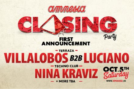 First artists confirmed for the Closing Party!