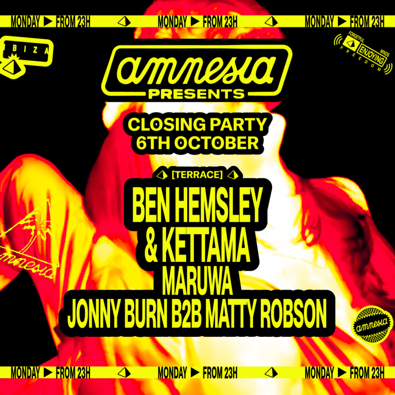 Amnesia Presents Closing Party