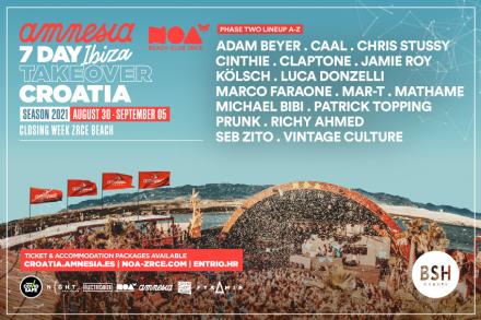 Amnesia returns to the Croatia, with the event not to be missed