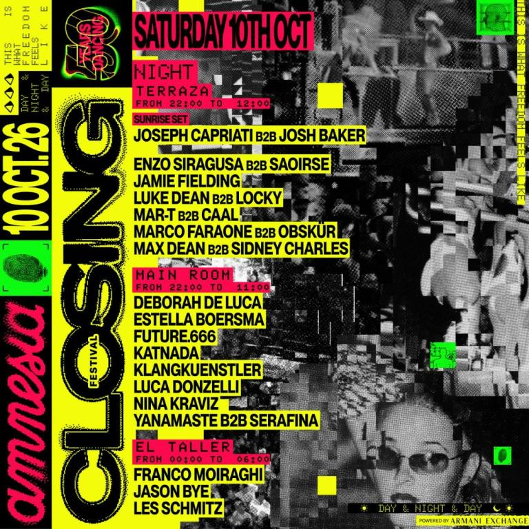 Amnesia 50th Closing Festival