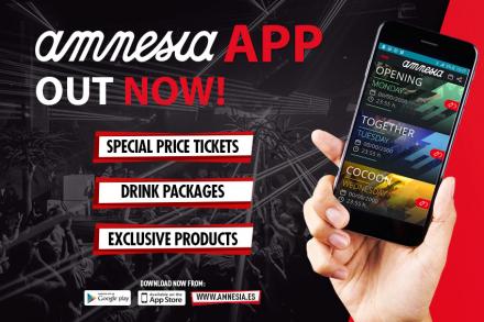  You can now download the Amnesia Ibiza App! 