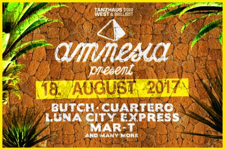 Amnesia present goes to Frankfurt	to Tanzhaus West 