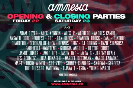 Amnesia Opening Party 2021