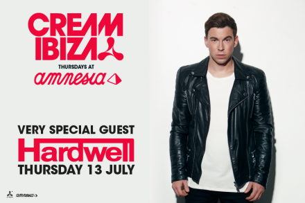 Hardwell confirmed at Cream Ibiza!