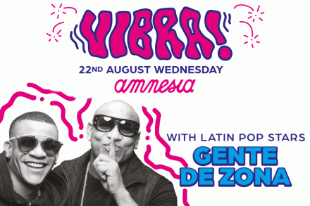 Gente de Zona this Wednesday at Amnesia 