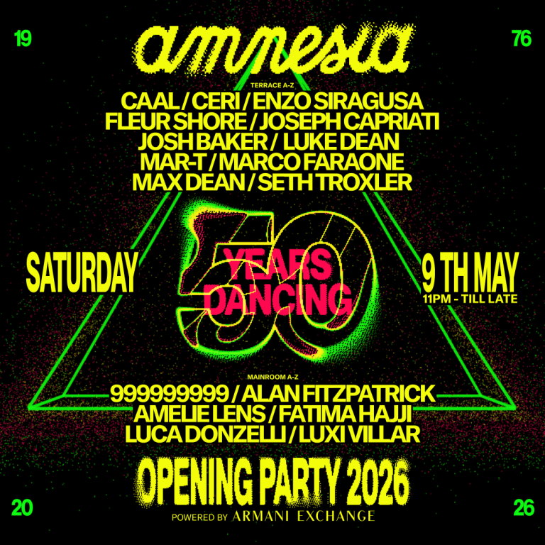 Amnesia Opening Party