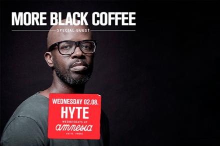 Black Coffee arrives to Hyte, Amnesia	