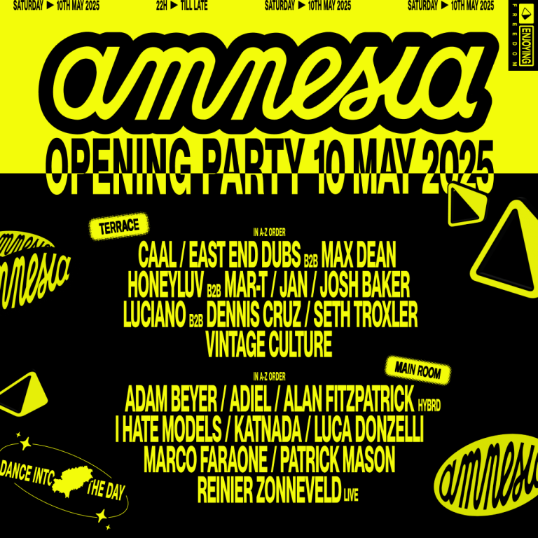 Next Event: Amnesia Opening Party 