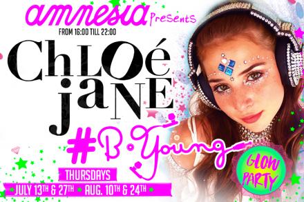 Chloe Jane's party at Amnesia Ibiza for the young ones!