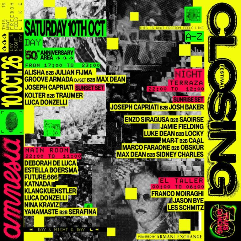 Amnesia 50th Closing Festival